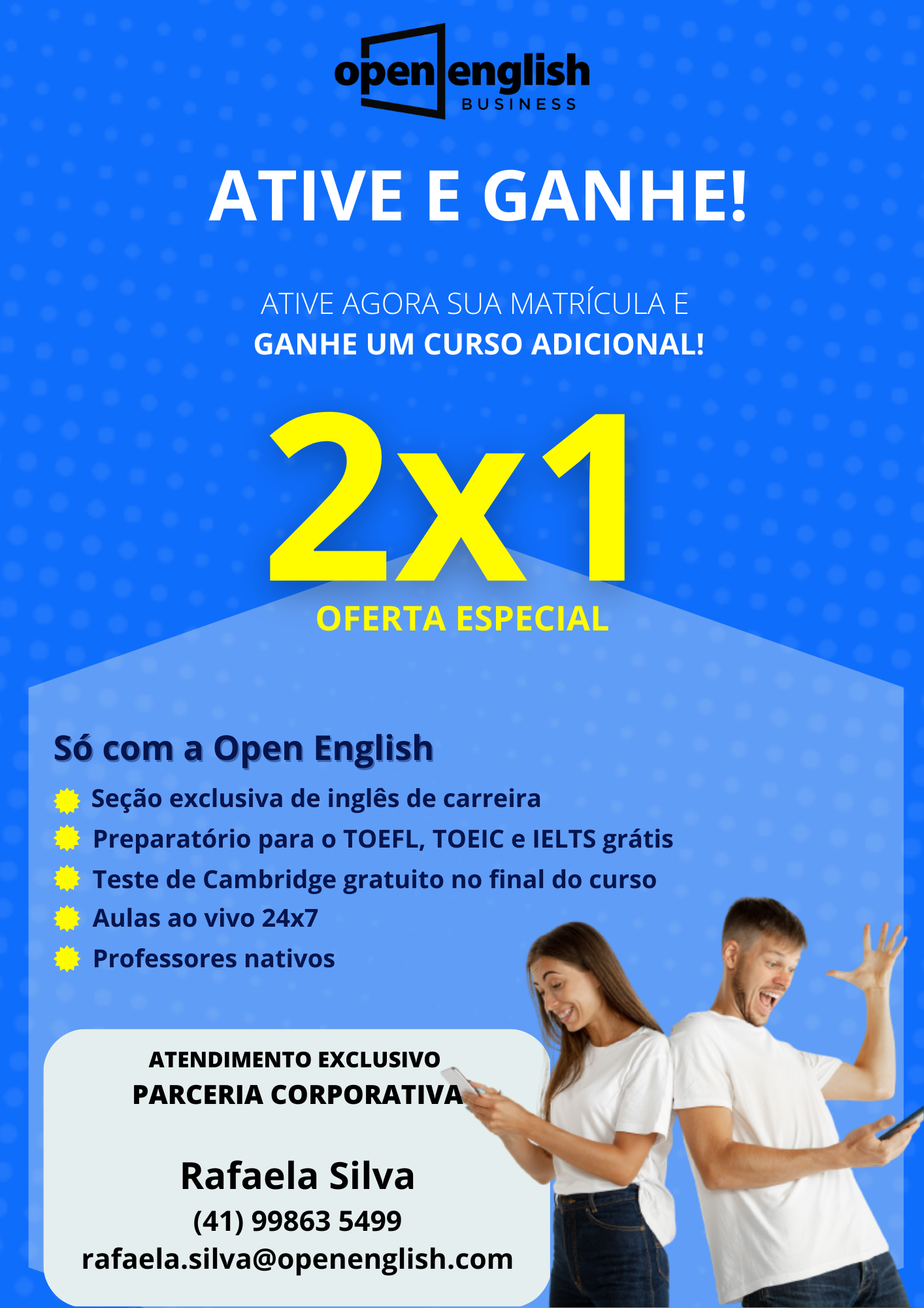 Promoção Open English